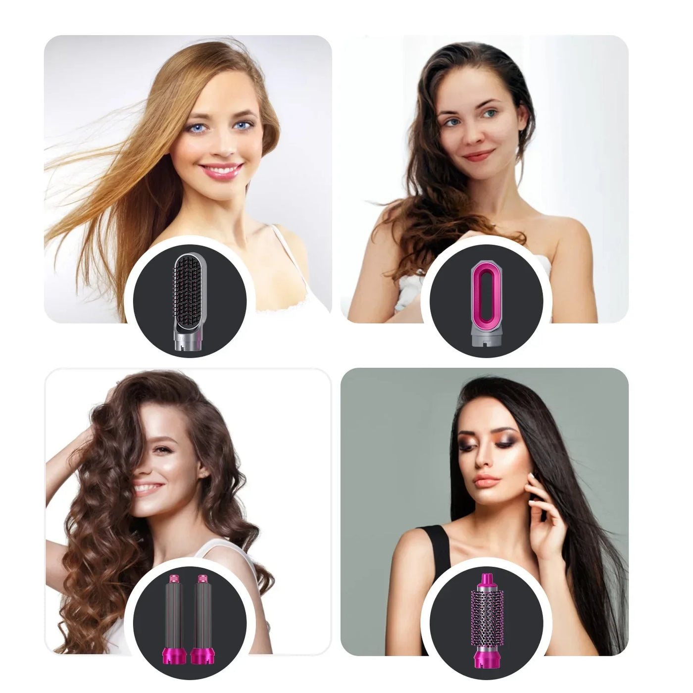 hot air brush : dry, style and volumize with iconic technology (5-in-1)