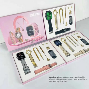 5- in -1 smart watch with jewellery set