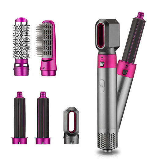 Hot Air Brush : Dry, Style and Volumize with Iconic Technology (5-in-1)