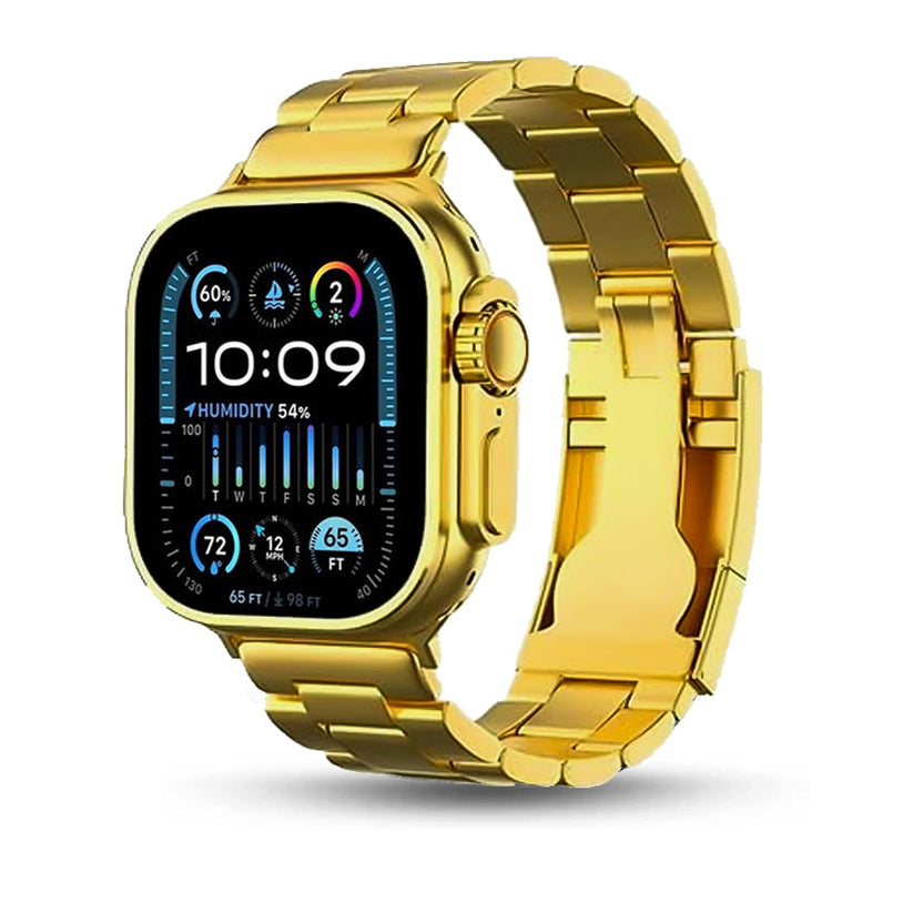 Fendior America G9 Ultra Pro Smart Watch With 3 Strap Golden Edition ...