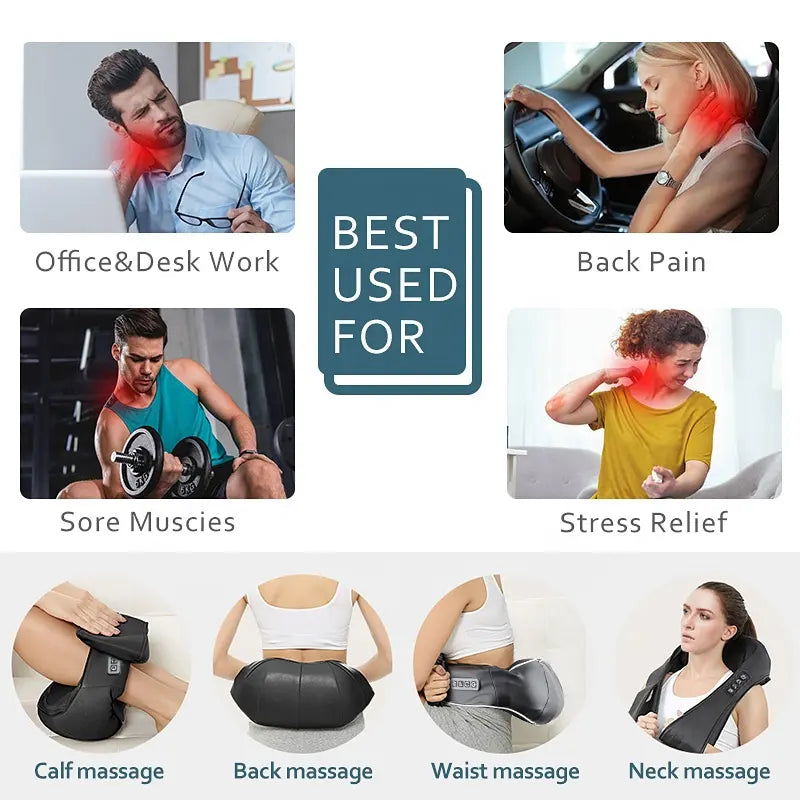 back shoulder and neck massager