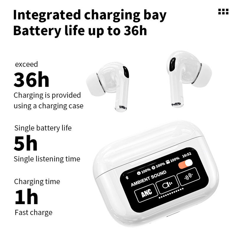 a9 pro screen display earbuds