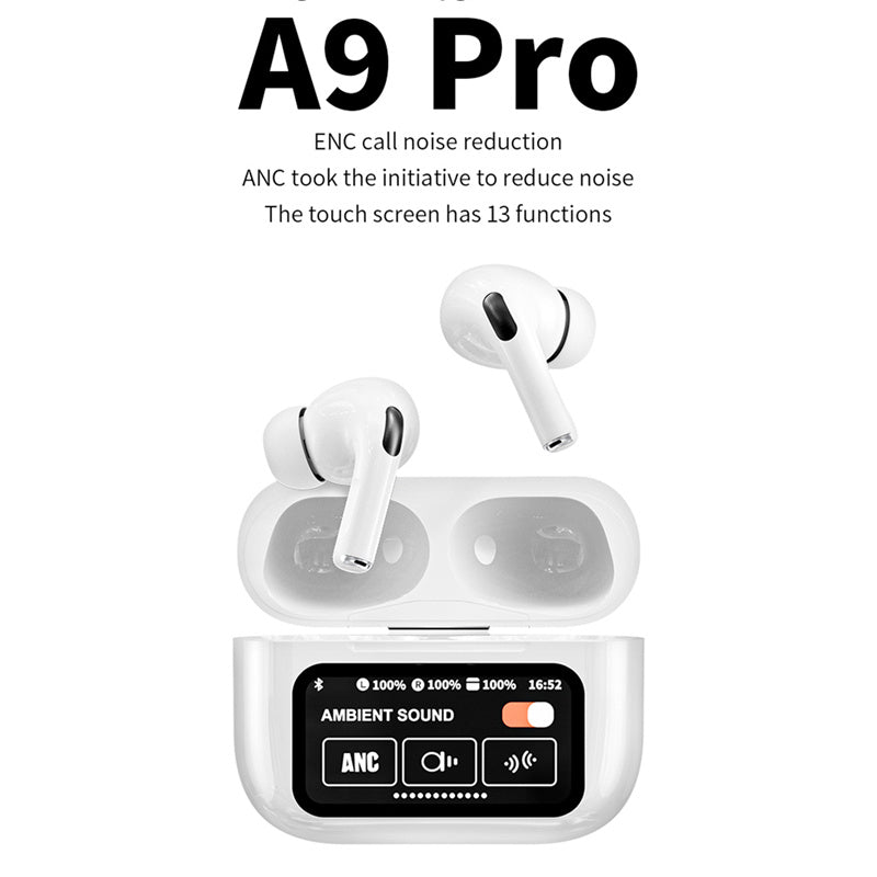 a9 pro screen display earbuds